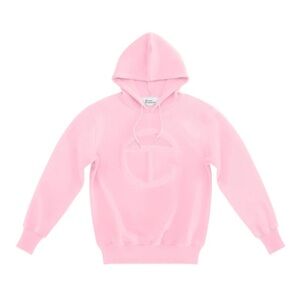 Bubblegum Pink Embossed TELFAR hoodie